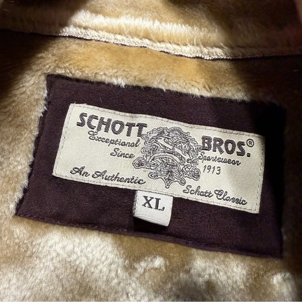 Schott Bros men’s XL rancher coat dark brown